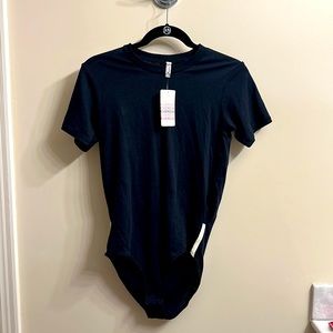 Free People In My Tee Black bodysuit. Size XS.